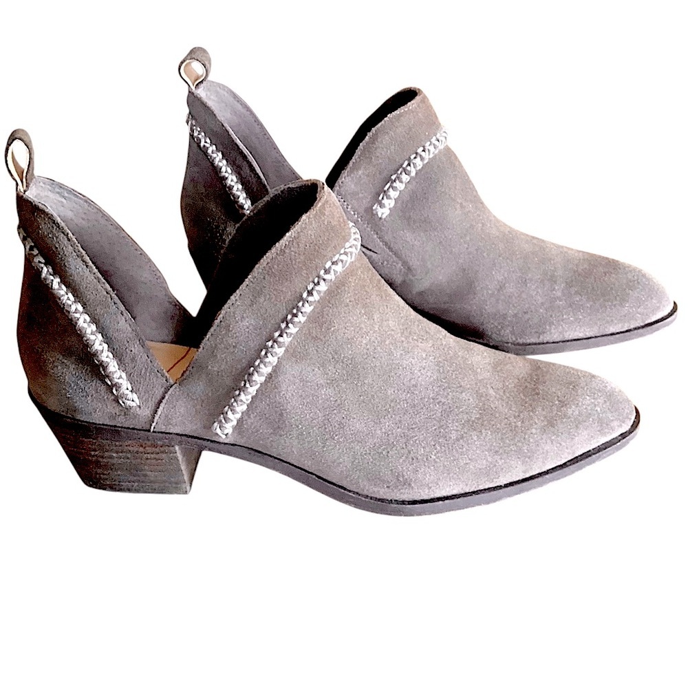 Sole Society Gray Ankle Booties